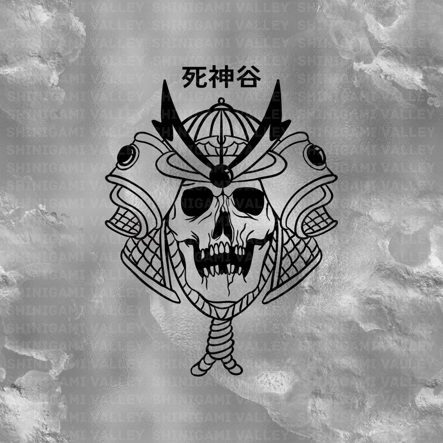 Undead Samurai Transfer Vinyl Decal
