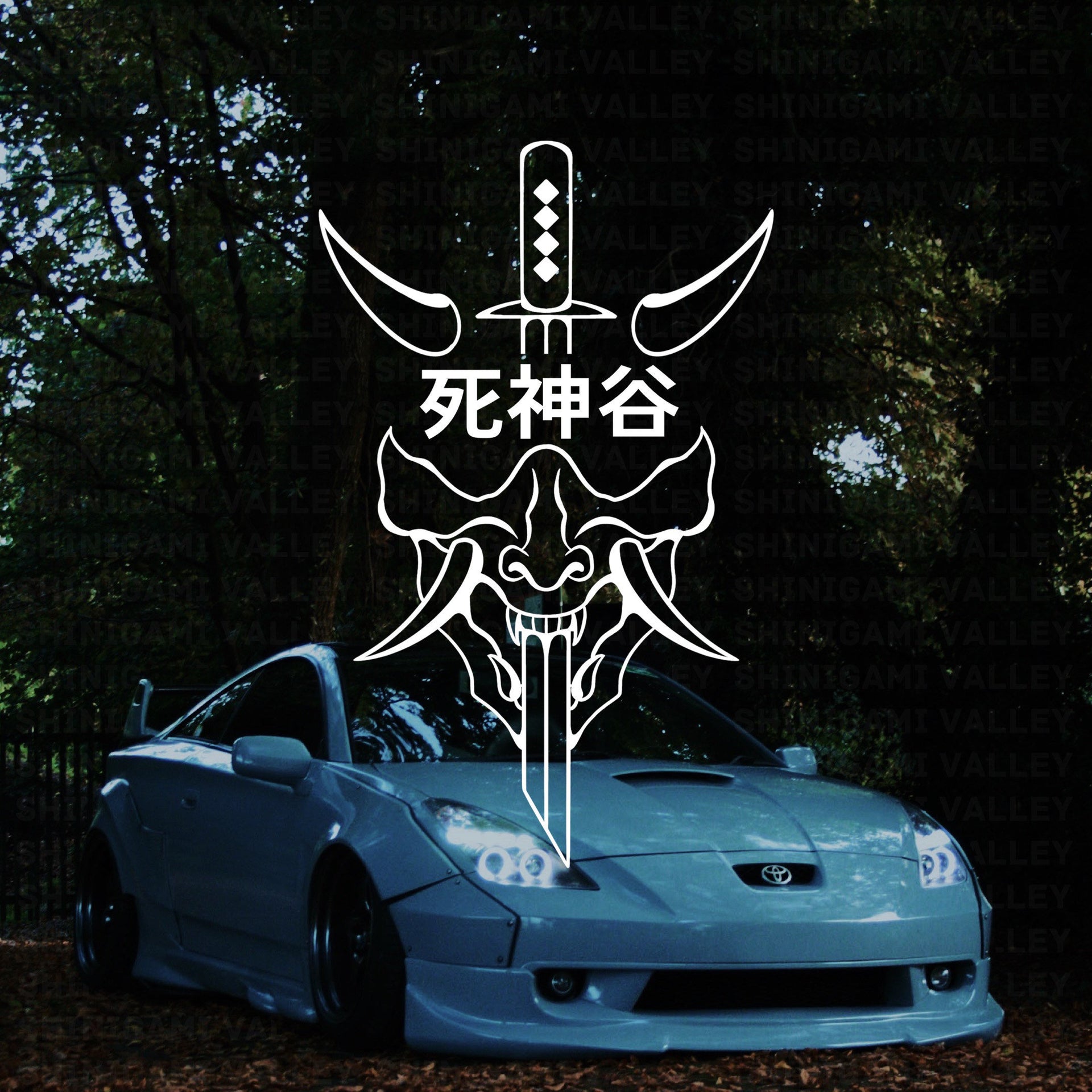 ShinigamiValleyLogo(JapaneseMask)TransferVinylDecal