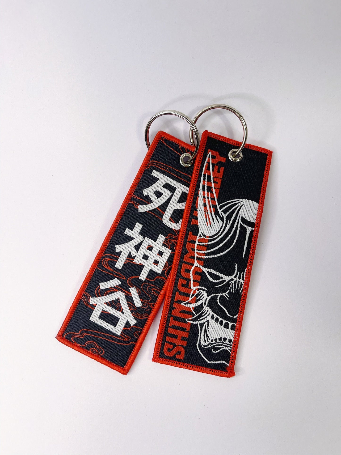 Oni Mask Shinigami Valley Jet Tag Keychain