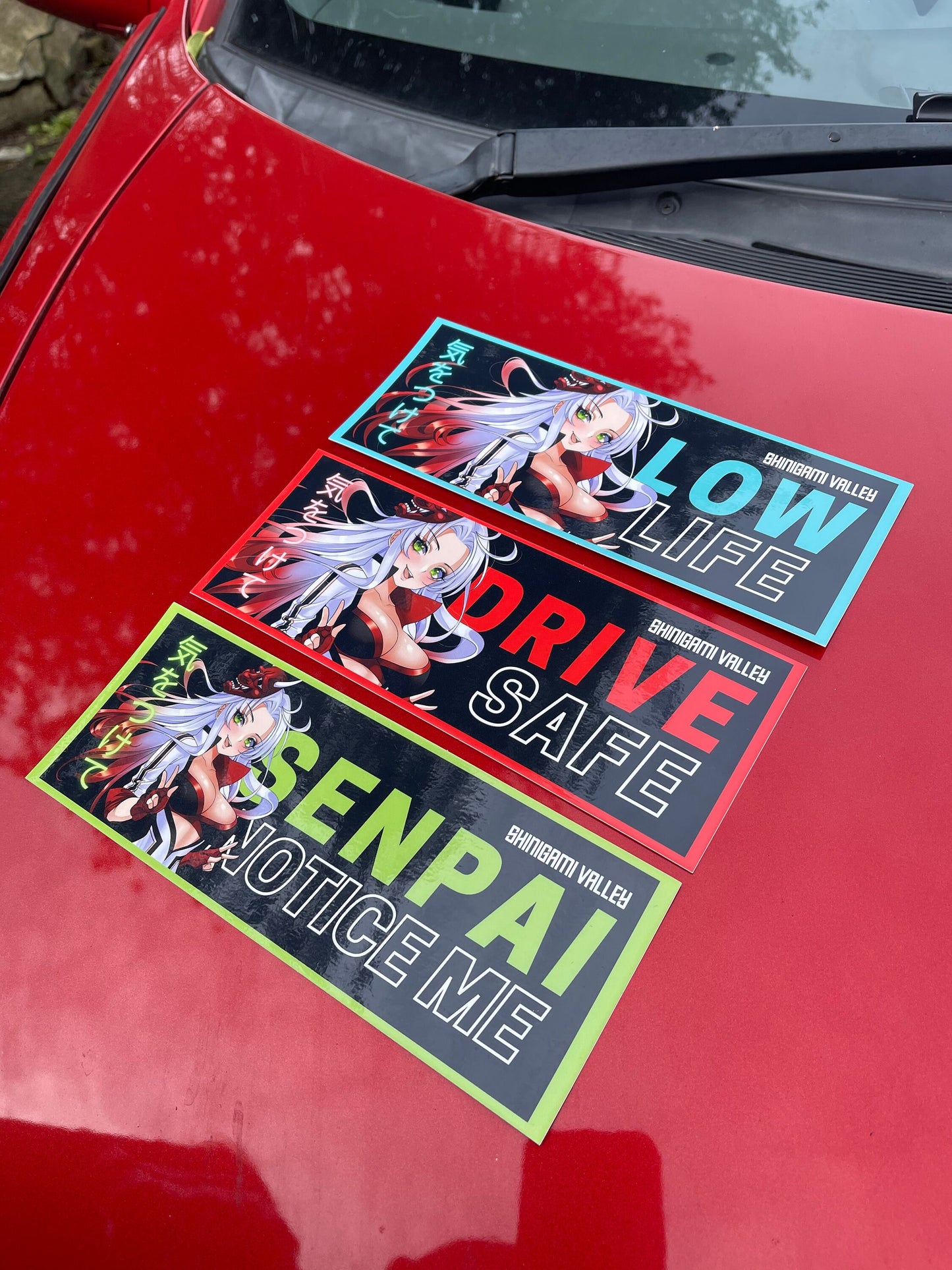 Senpai Notice Me Slap Sticker