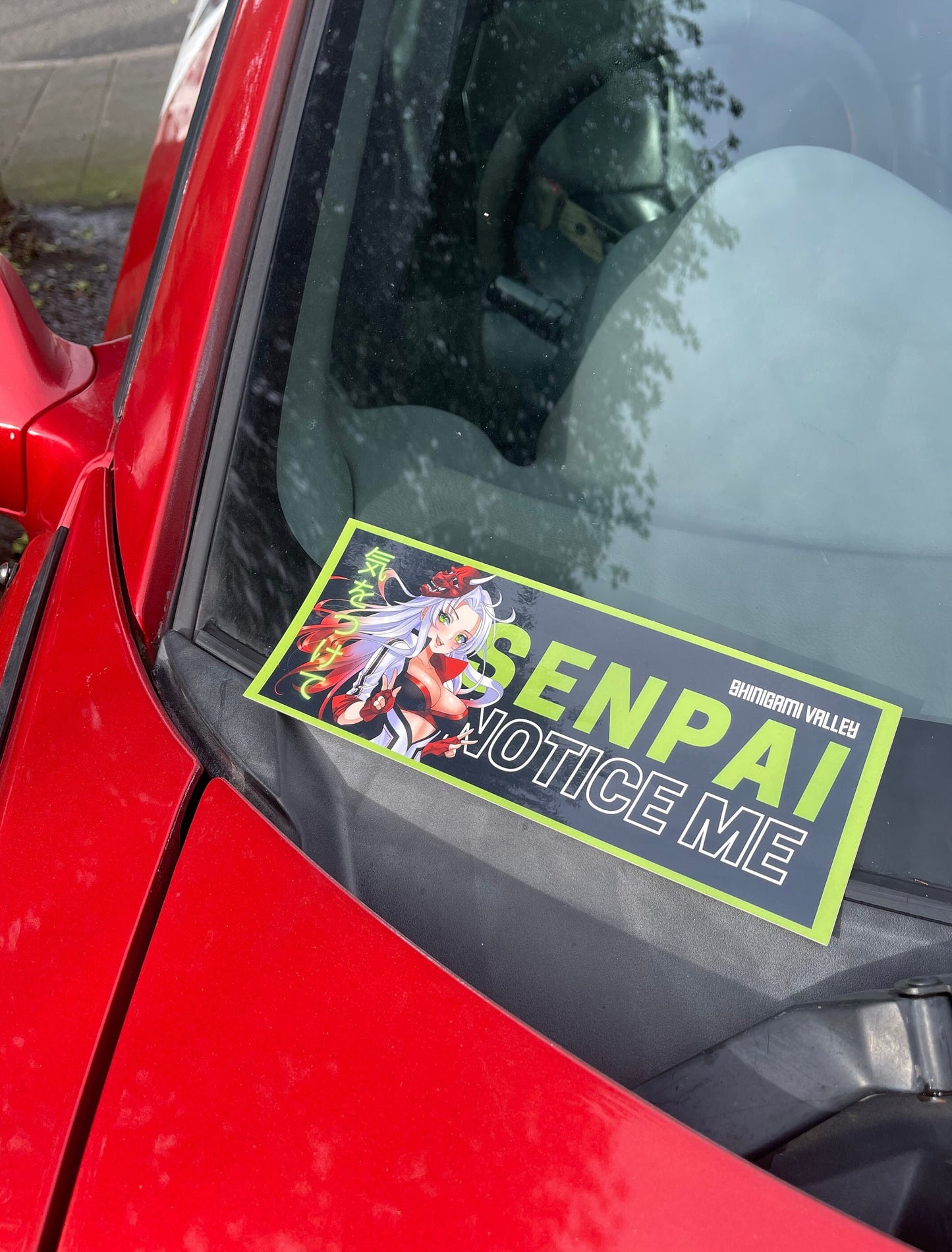 Senpai Notice Me Slap Sticker