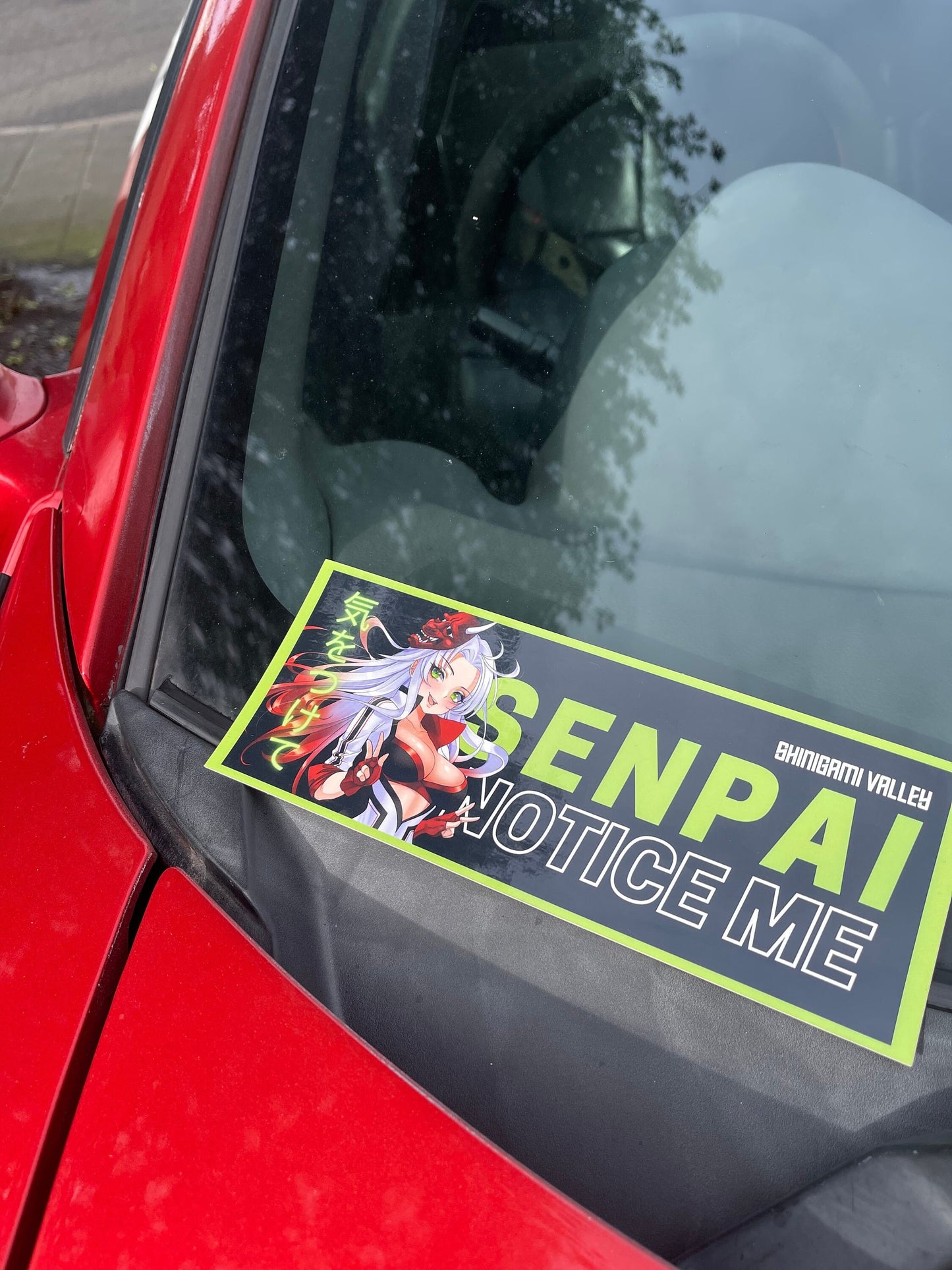 Senpai Notice Me Slap Sticker