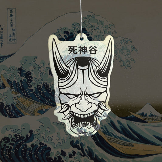 Hannya Japanese Mask Car Air Freshener